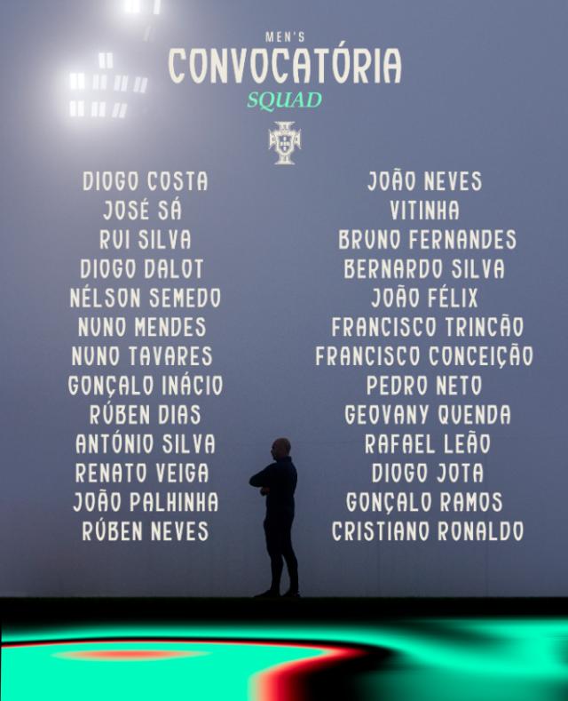 yl23455永利官网-葡萄牙名单：双B护法C罗，切尔西预定新星肯达入选