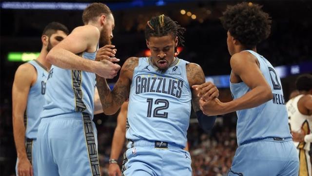 yl23455永利官网-14战12胜冲至西部第二 灰熊正成为NBA的一朵奇葩